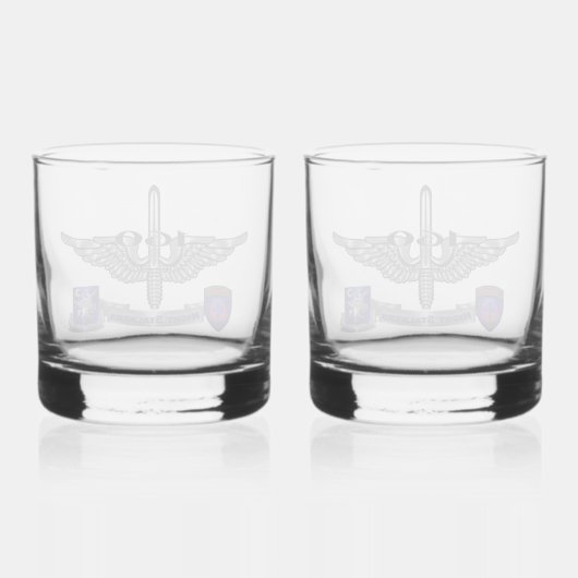 160. Special Operations Aviation Regiment SOAR Whiskyglas (Rückseite)