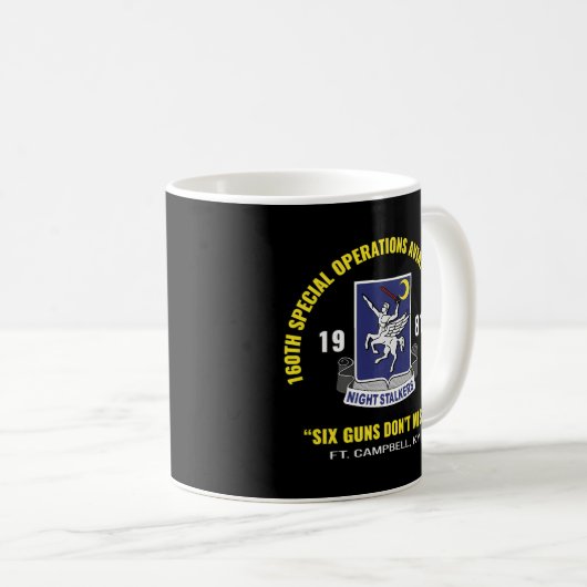 160th Night Stalkers Ft Campbell Kaffeetasse (VorderseiteRechts)