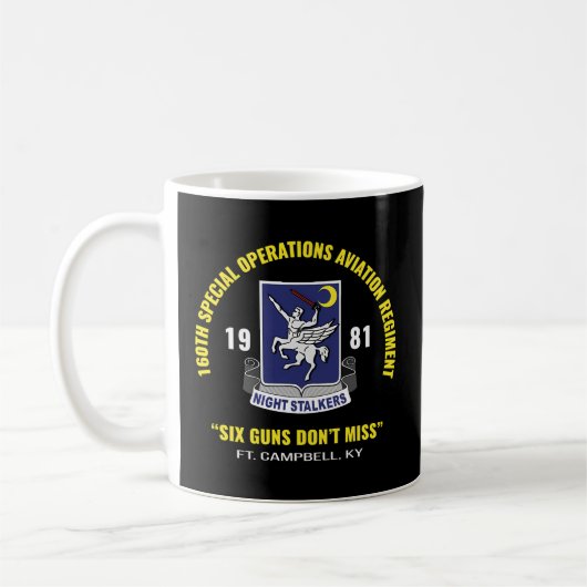 160th Night Stalkers Ft Campbell Kaffeetasse (Links)