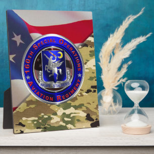 160th Special Operations Aviation NIGHT STALKERS   Fotoplatte