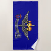 160th Special Operations Aviation NIGHT STALKERS Strandtuch (Vorderseite)