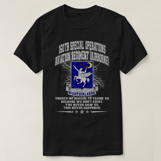 160th Special Operations Aviation Regiment  T-Shirt (Design vorne)
