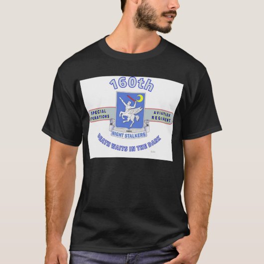 160TH SPEZIALOPERATION-LUFTFAHRT-REGIMENT STEIGEN T-Shirt (Vorderseite)