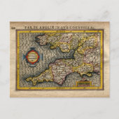 1610 Karte von Cornwall, Devon, Somerset, etc... (Vorderseite)