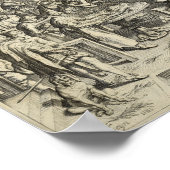 1616 Anatomie in Vintager Abzweigung Poster (Ecke)