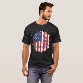1619 Flagge unserer Vorfahren Amerika T-Shirt (Vorne ganz)