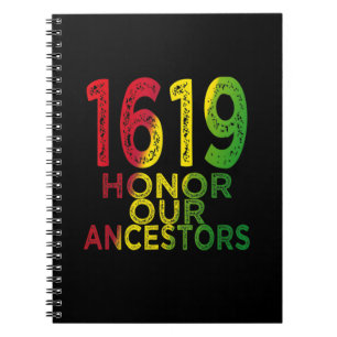 1619 Our Ancestors Project Black History Month Notizblock