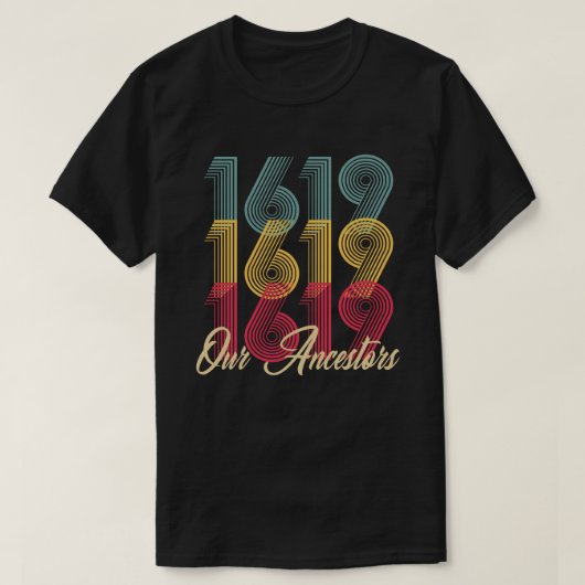 1619 unser Vorfahrn-T - Shirt (Design vorne)