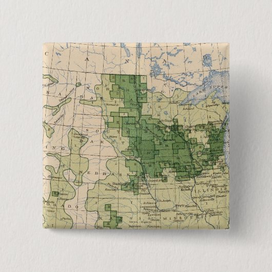161 Gerste/Quadratmeile Button (Vorderseite)