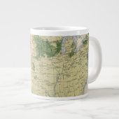 161 Gerste/Quadratmeile Jumbo-Tasse (Vorderseite Rechts)