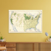 161 Gerste/Quadratmeile Leinwanddruck (Insitu (Wohnzimmer))