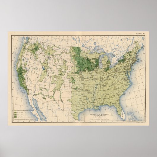 161 Gerste/Quadratmeile Poster (Vorne)