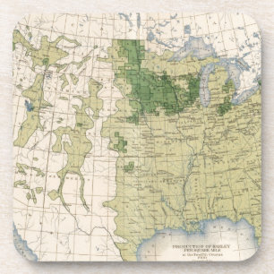 161 Gerste/Quadratmeile Untersetzer