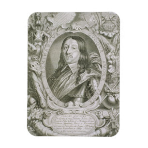 (1622-60) König Karl-X Gustav Schweden, 'vom Hafe Magnet