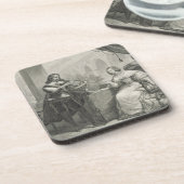 (1626-89) Königin Christinas Schweden, von einer Untersetzer (Linke Seite)