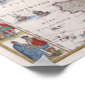 1630 Karte Europas Poster (Ecke)