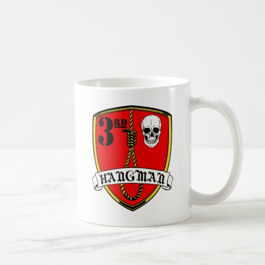 1632 Hangman-Regiment-Logo Kaffeetasse (Rechts)