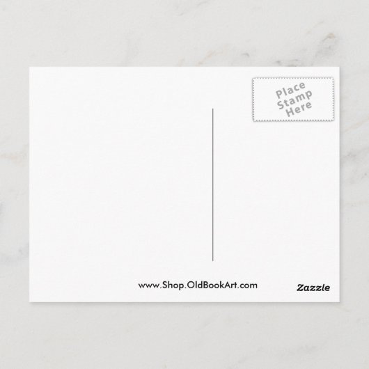 1633 Atlantik Portolan Chart - Pascoal Roiz Postkarte (Rückseite)