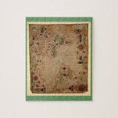 1633 Atlantik Portolan Chart - Pascoal Roiz Puzzle (Vertikal)