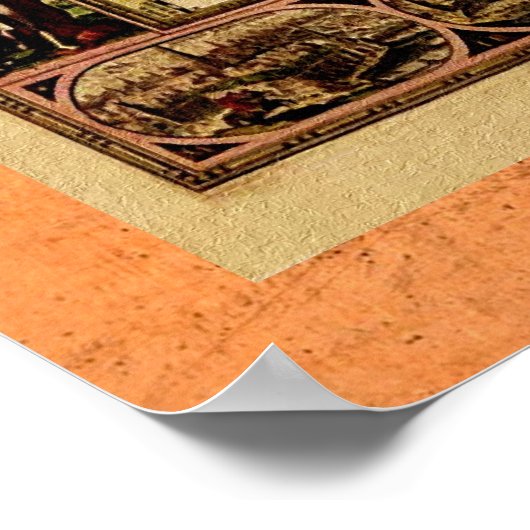 1635 Old World Map Poster (Ecke)