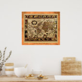 1635 Old World Map Poster (Küche)