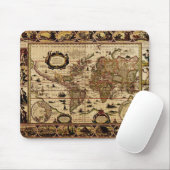 1635 World Map Mousepad (Mit Mouse)