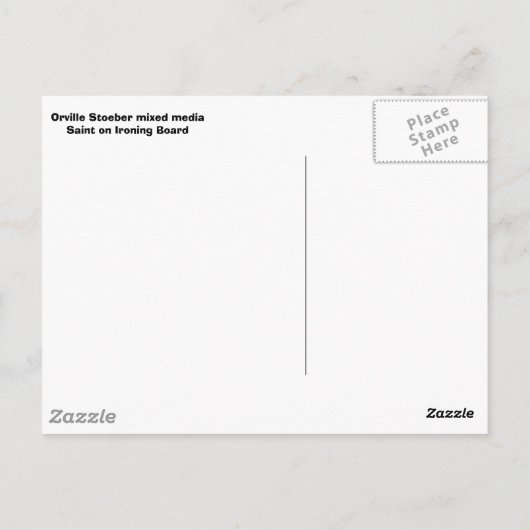 1641, Santa Monica auf der Bügelbrett Postkarte (Rückseite)