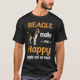 164 Beagle macht mich glücklich T-Shirt