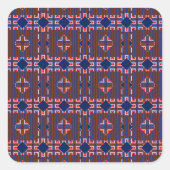 165 QUADRATISCHER AUFKLEBER (Vorderseite)