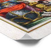 1660 Celestial Map Poster (Ecke)