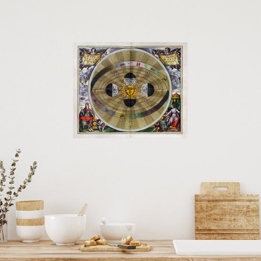 1660 Celestial Map Poster (Küche)
