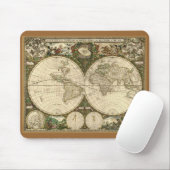 1660 Frederick de Wit Old World Map Mousepad (Mit Mouse)