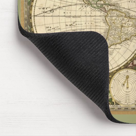 1660 Frederick de Wit Old World Map Mousepad (Ecke)