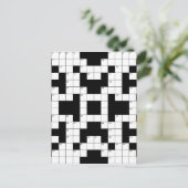 16640-Kreuzworträtsel-VEC CROSSWORD PUZZLE VEC Postkarte (Stehend Vorderseite)