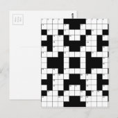16640-Kreuzworträtsel-VEC CROSSWORD PUZZLE VEC Postkarte (Vorne/Hinten)