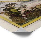 1664 Karte der Welt Poster (Ecke)