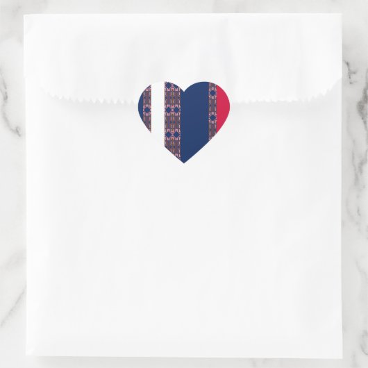 166 Herz-Aufkleber (Tasche)