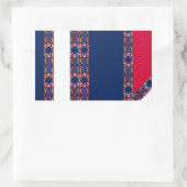 166 RECHTECKIGER AUFKLEBER (Tasche)