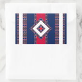 167 RECHTECKIGER AUFKLEBER (Tasche)