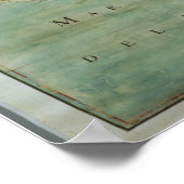 1681 Aussicht auf Nordamerika Poster (Ecke)