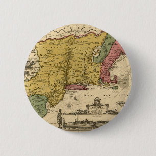 1685 Karte - New Belgium, The New World, New Engla Button