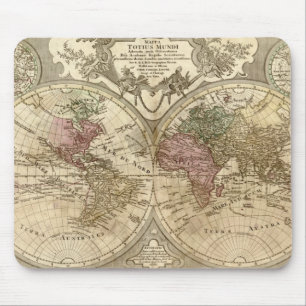 1690 Guillaume Alte Welt Karte Mousepad