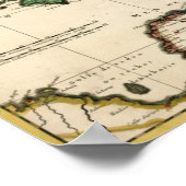 1690 Karte des östlichen Mittelmeerraums Poster (Ecke)