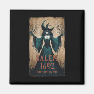 1692 fehlte ein Halloween-Feminist Hexentria Magnet