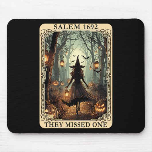 1692 Halloween Sie verpassten eine Tarot Card Wo Mousepad (Vorne)
