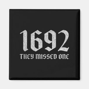 1692 verpasste einen lustigen Halloween-Hexen-Dunk Magnet