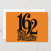 1692 versäumten sie eine Hexenmeistersaison, in de Einladung (Vorne/Hinten)