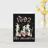 1692 versäumten sie einen Salem, den du ein Hallow Karte (Gelbe Blume)