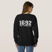 1692 versäumten sie einen sweatshirt (Schwarz voll)