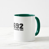 1692 versäumten sie einen tasse (VorderseiteRechts)